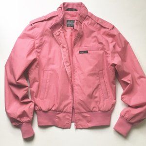 NWOT Members Only Pink Bomber Jacket 80’s Style